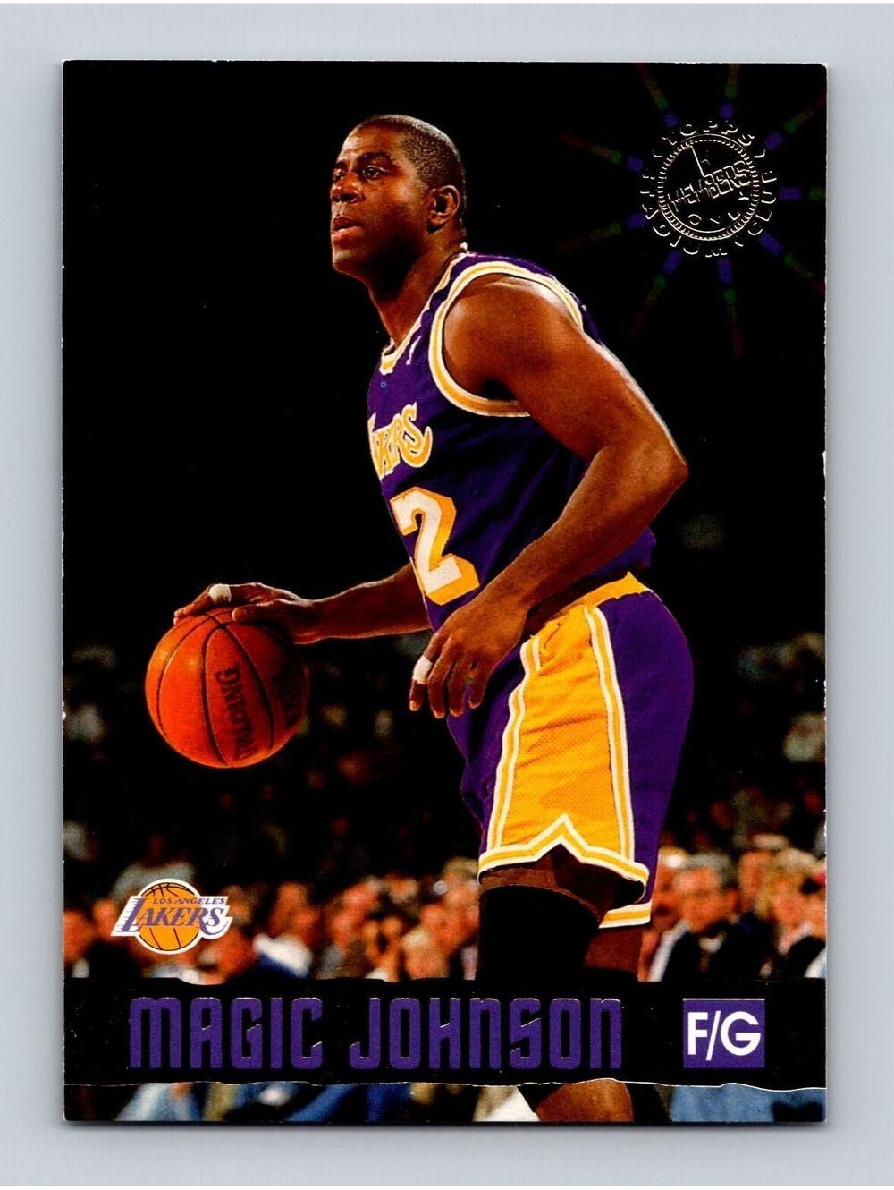 1995-96 Stadium Club Members Only 50 #1 Magic Johnson Basketball Card